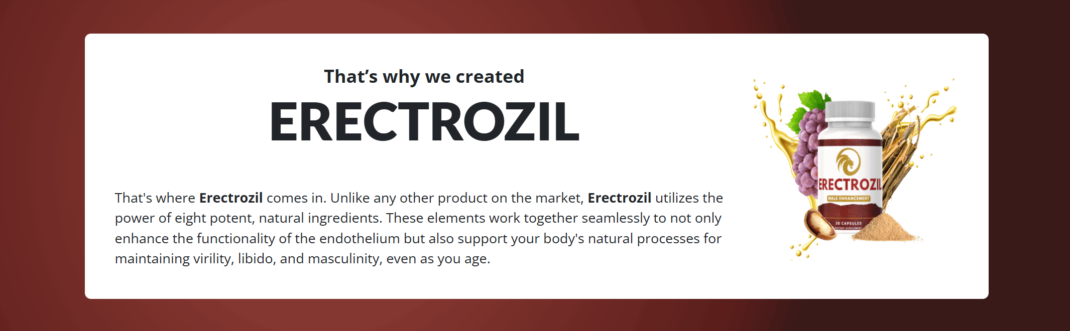 Erectrozil male enhancement